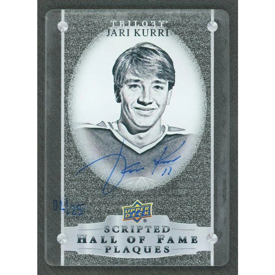 Jari Kurri Signed 2023-24 Upper Deck Trilogy Card | Hall of Fame Auto