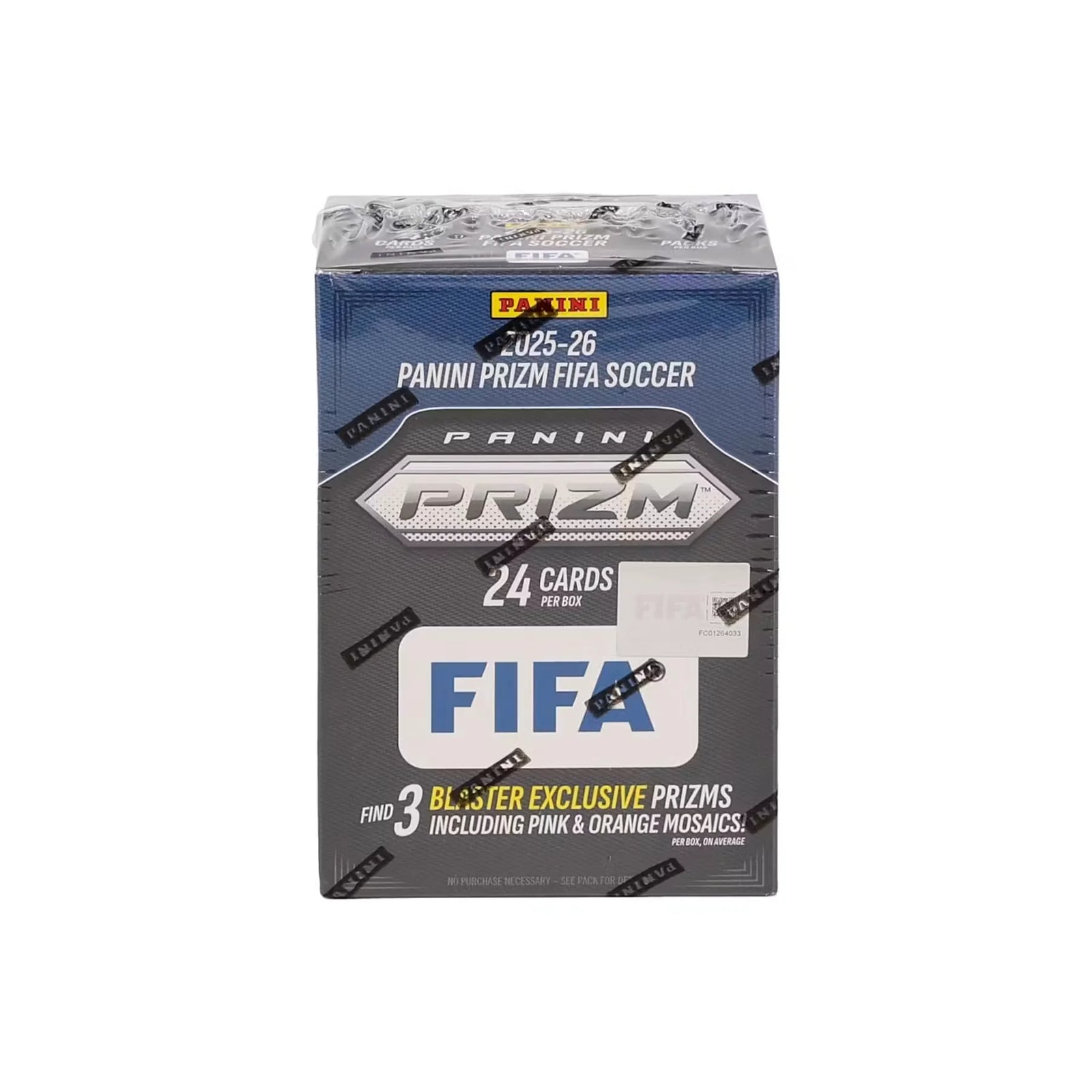 2025-26 Panini Prizm FIFA Soccer Blaster Case | 20 Boxes, Pink & Orange Mosaics (Ships Sealed Only) - D