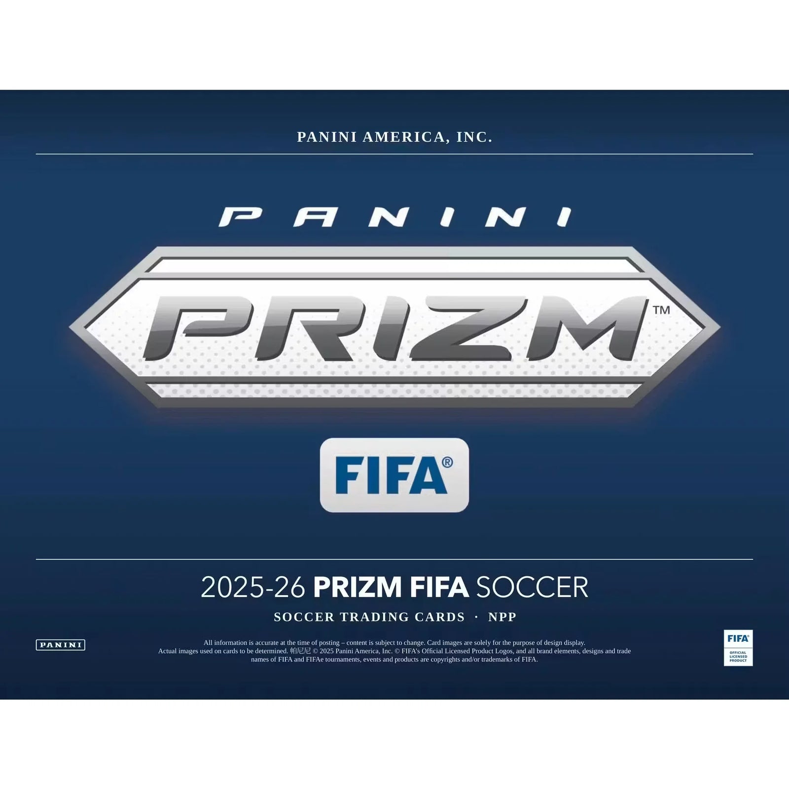 2025 26 Panini Prizm FIFA Soccer 24 Pack Retail Box