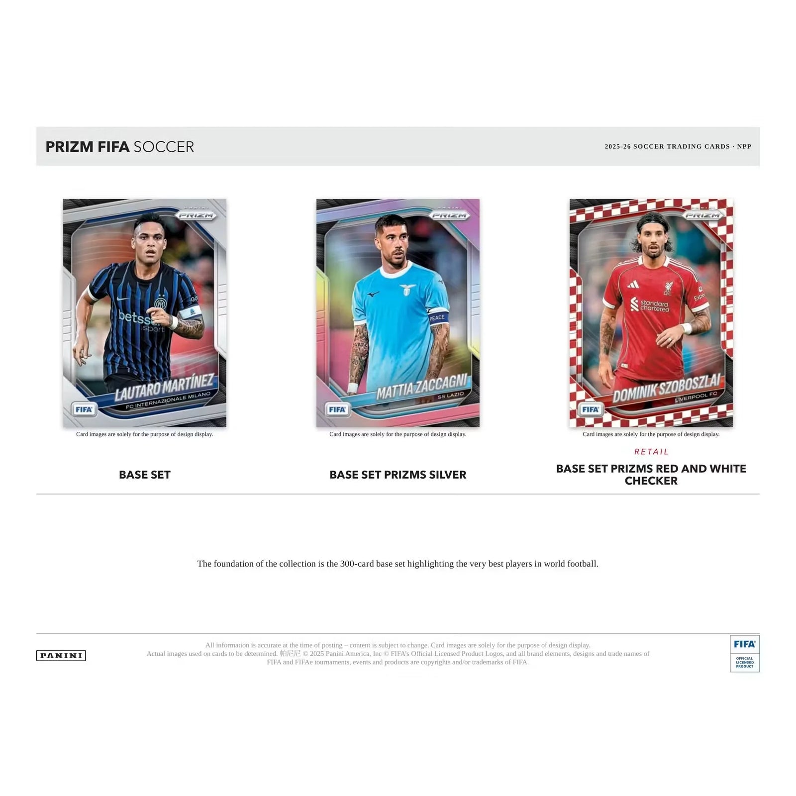 2025 26 Panini Prizm FIFA Soccer 24 Pack Retail Box