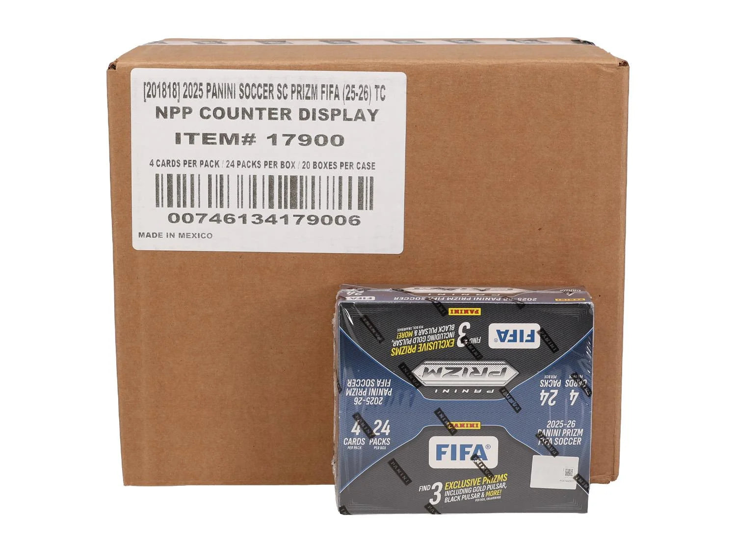 2025 26 Panini Prizm FIFA Soccer 20 Box Case Retail