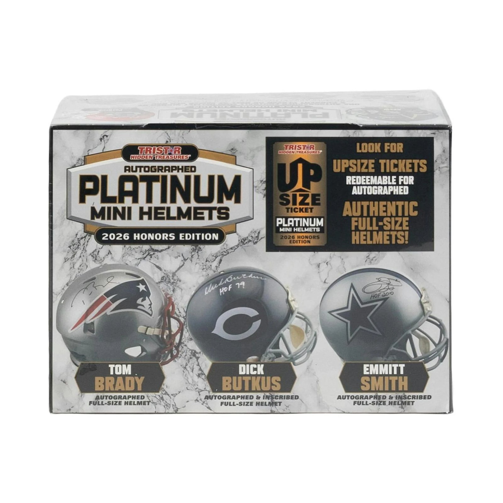 DRAFT - New 2026 TriStar Autographed Platinum Football Mini Helmets Honors Edition Hobby Box