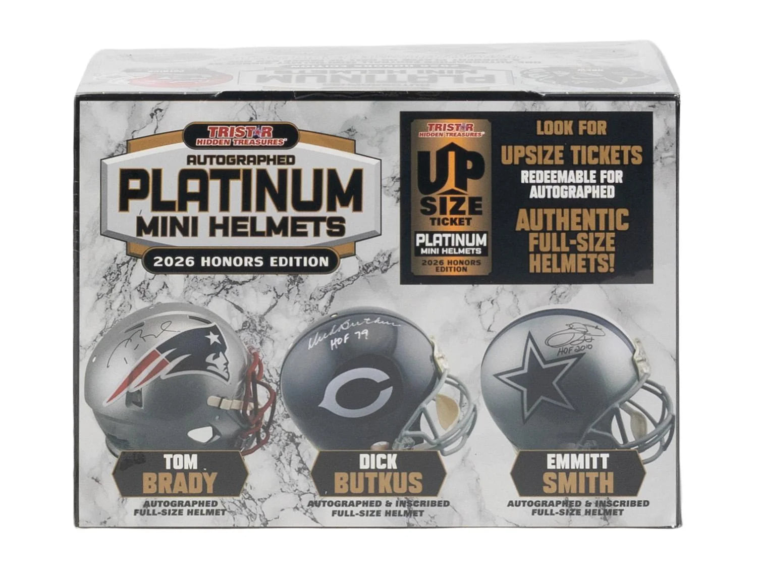 DRAFT - New 2026 TriStar Autographed Platinum Football Mini Helmets Honors Edition Hobby Box