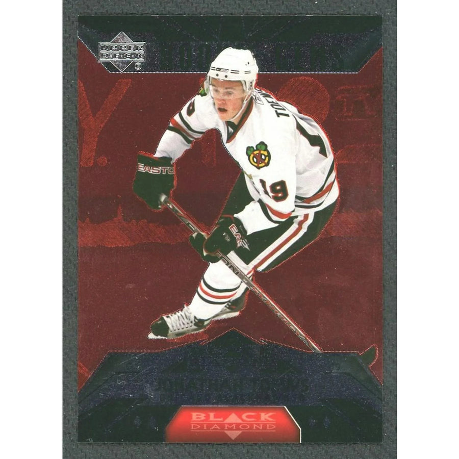 Jonathan Toews 2007-08 Black Diamond Rookie Gems Red/100