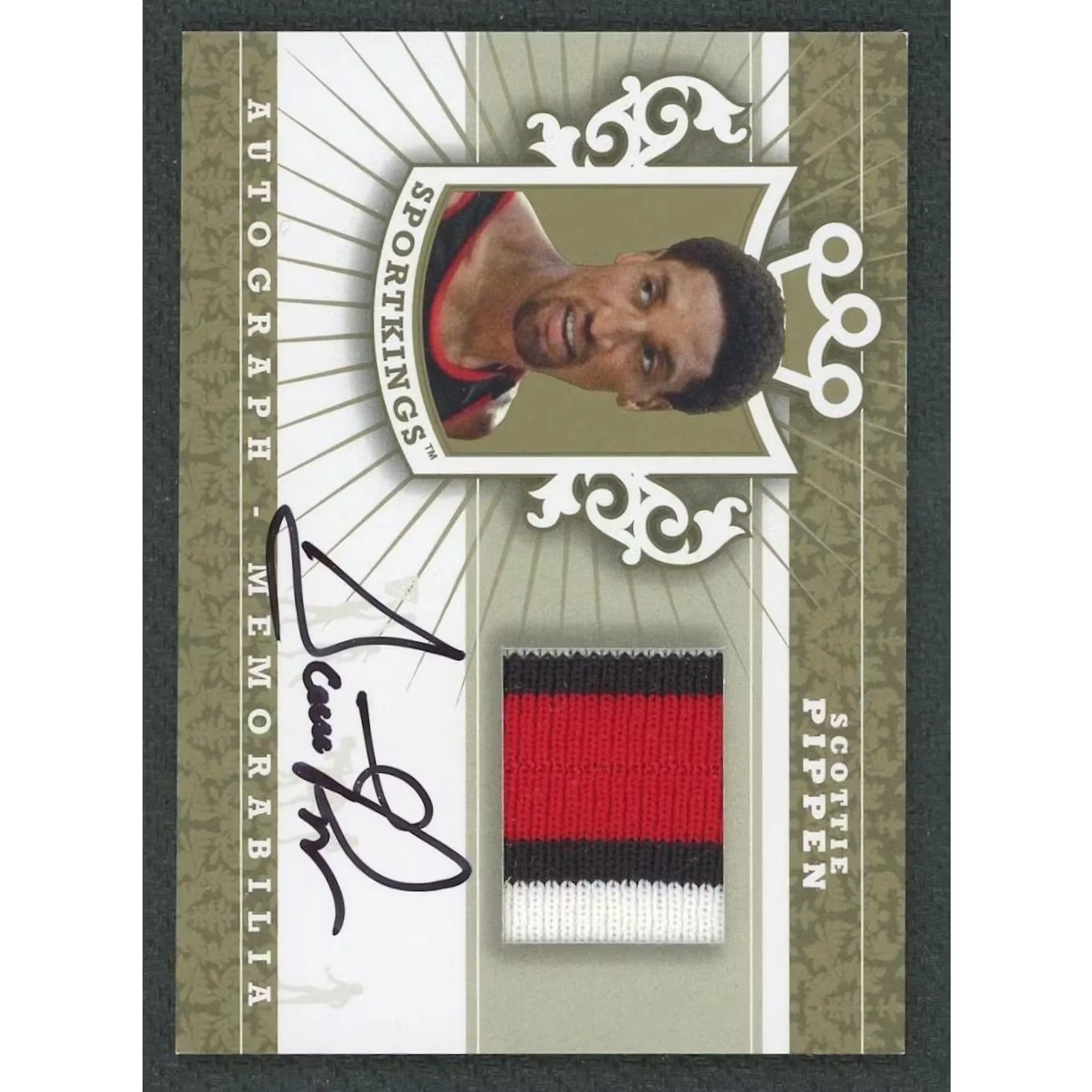 2012 Sport Kings Scottie Pippen Patch Auto - D2