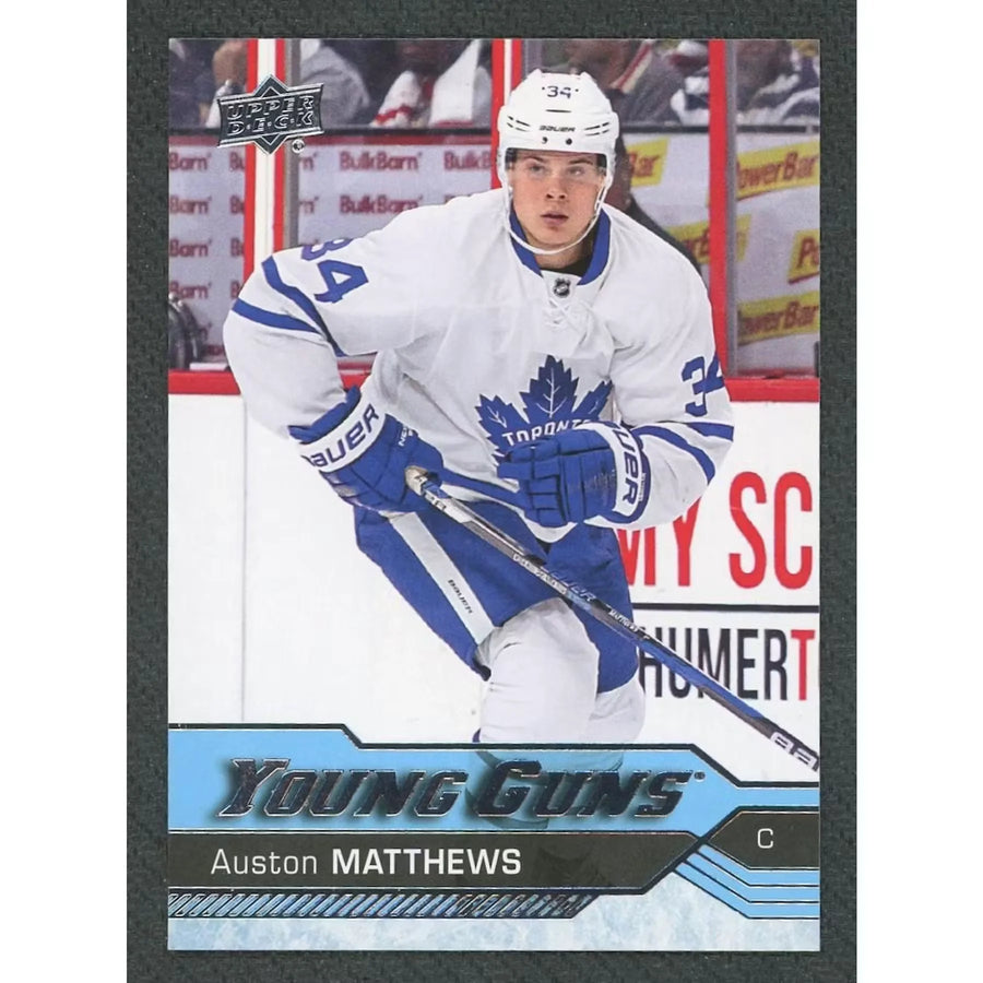 2016-17 Upper Deck Young Guns Auston Matthews Rookie #201 - D2