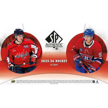 DRAFT - Presell 2025/26 Upper Deck SP Authentic Hockey Hobby Box (Presell) Releases Jun. 26th, 2026