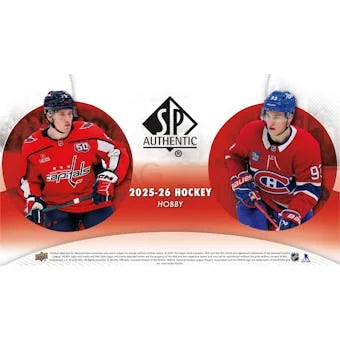 DRAFT - Presell 2025/26 Upper Deck SP Authentic Hockey Hobby Box (Presell) Releases Jun. 26th, 2026