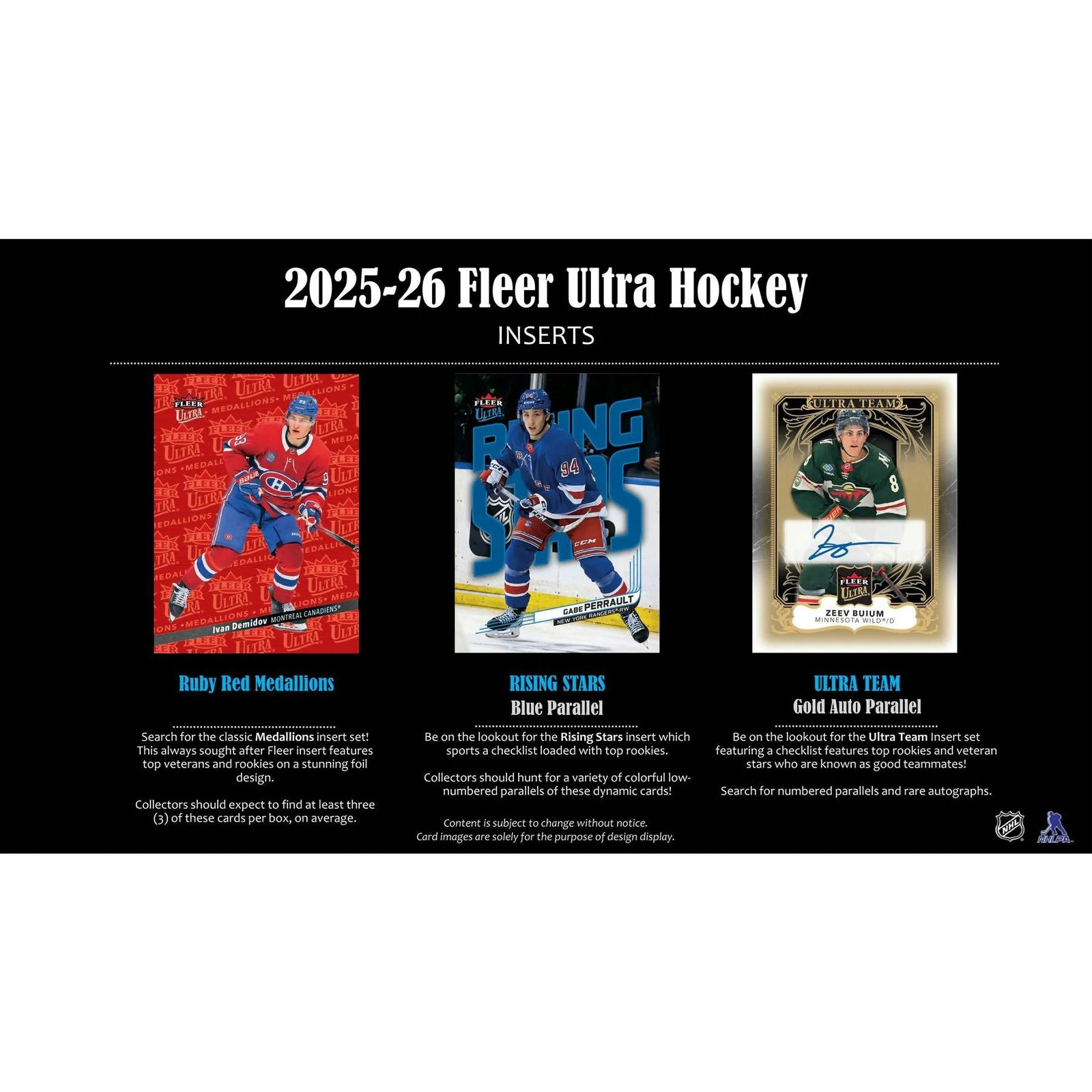 DRAFT - 2025-26 Upper Deck Fleer Ultra Hockey Hobby Box | dacardworld:BVDU0KK4OH