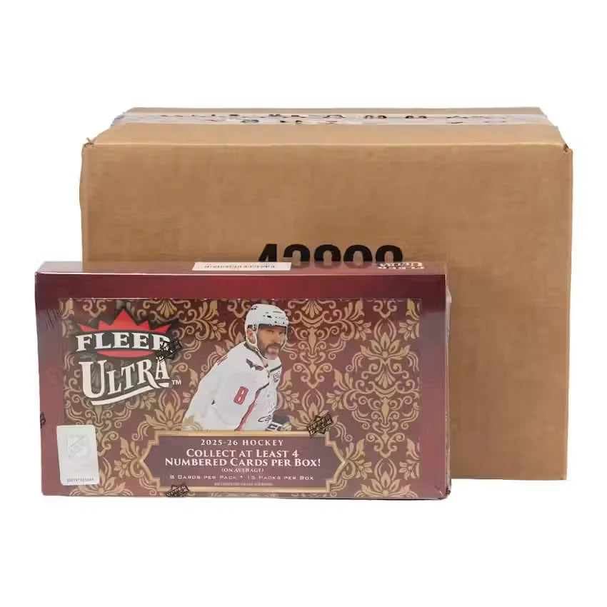 New 2025/26 Upper Deck Fleer Ultra Hockey Hobby 10-Box Case