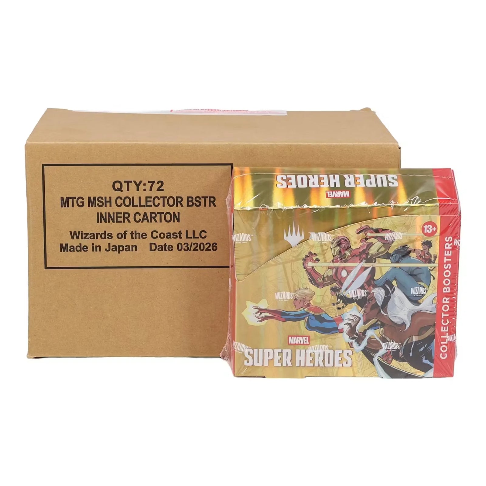 Magic the Gathering Marvel Super Heroes Collector Booster 6-Box Case (Ships Sealed Only)
