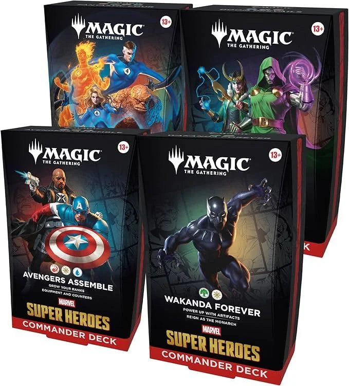 DRAFT - Magic the Gathering Marvel Super Heroes Commander 4-Deck Case | Presell