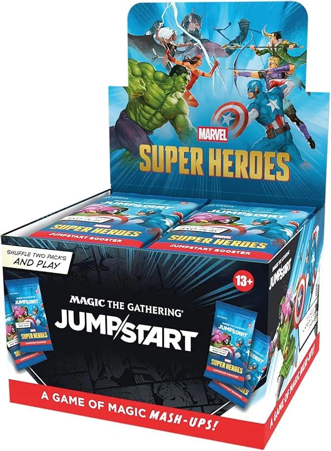Magic the Gathering Marvel Super Heroes Jumpstart Booster Box Presale