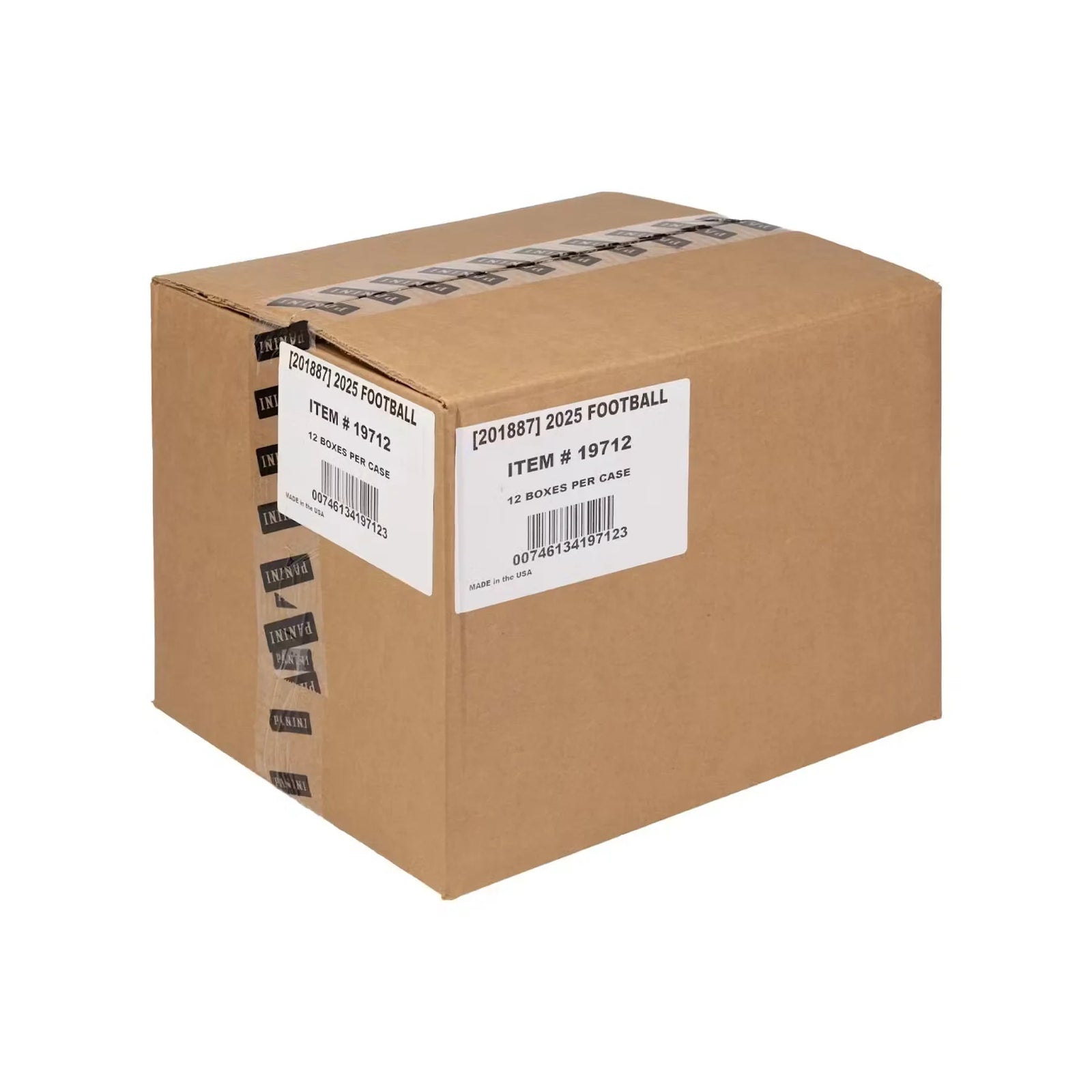 DRAFT - 2025 Panini Prizm Black Football Hobby 12-Box Case
