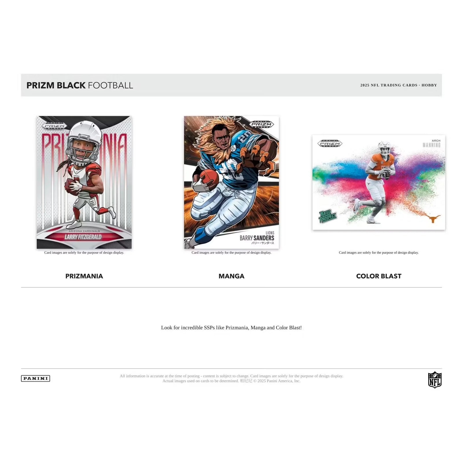 DRAFT - 2025 Panini Prizm Black Football Hobby 12-Box Case