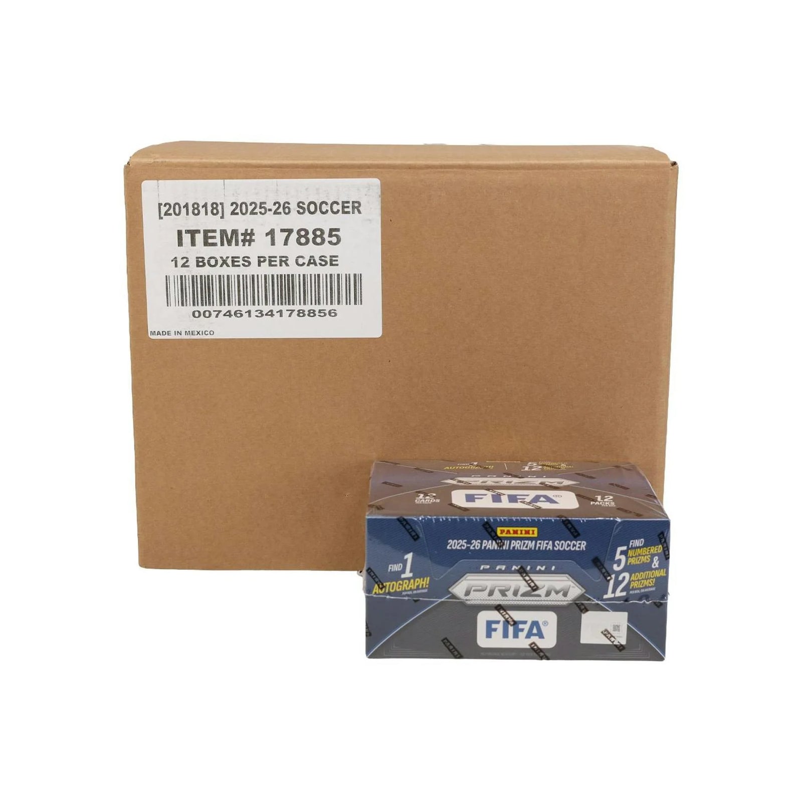 DRAFT - New 2025/26 Panini Prizm FIFA Soccer Hobby 12-Box Case