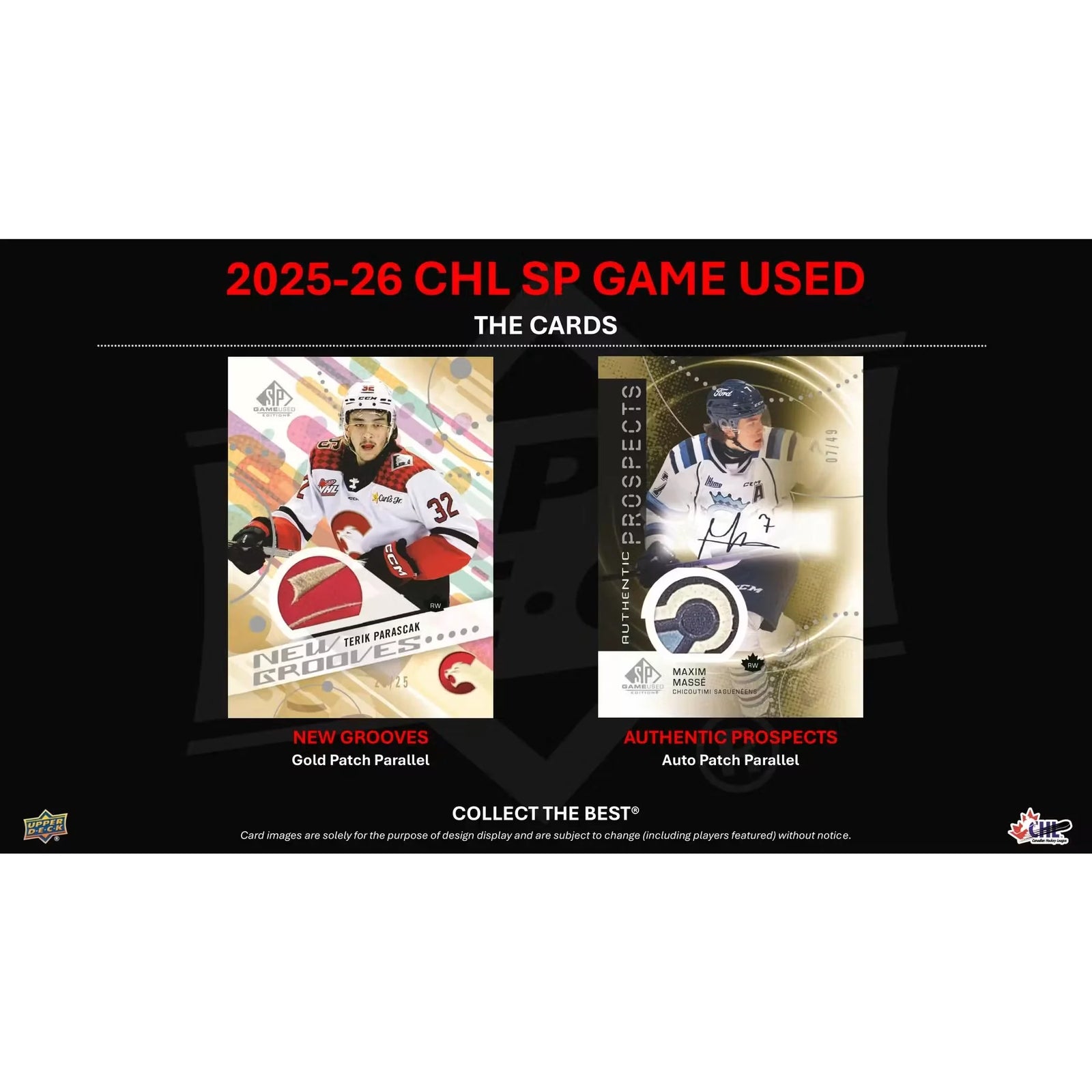 2025-26 Upper Deck CHL SP Game Used Hockey Hobby Box | Presell (Ships Sealed Only)