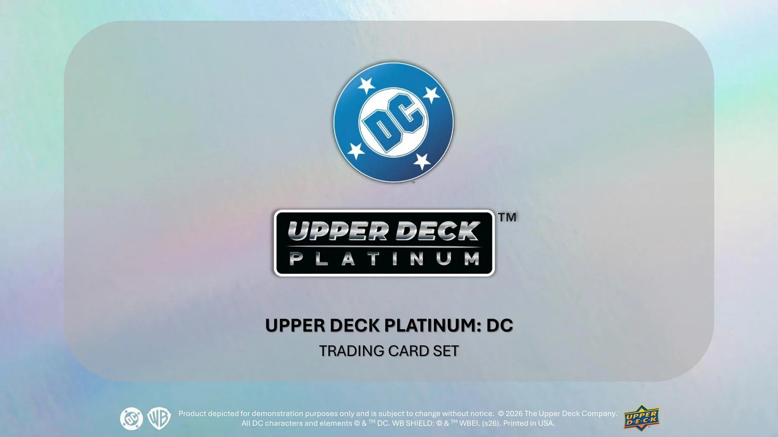 DRAFT - 2026 Upper Deck DC Platinum Hobby Box | Presell | dacardworld:BVDV0PWJSZ