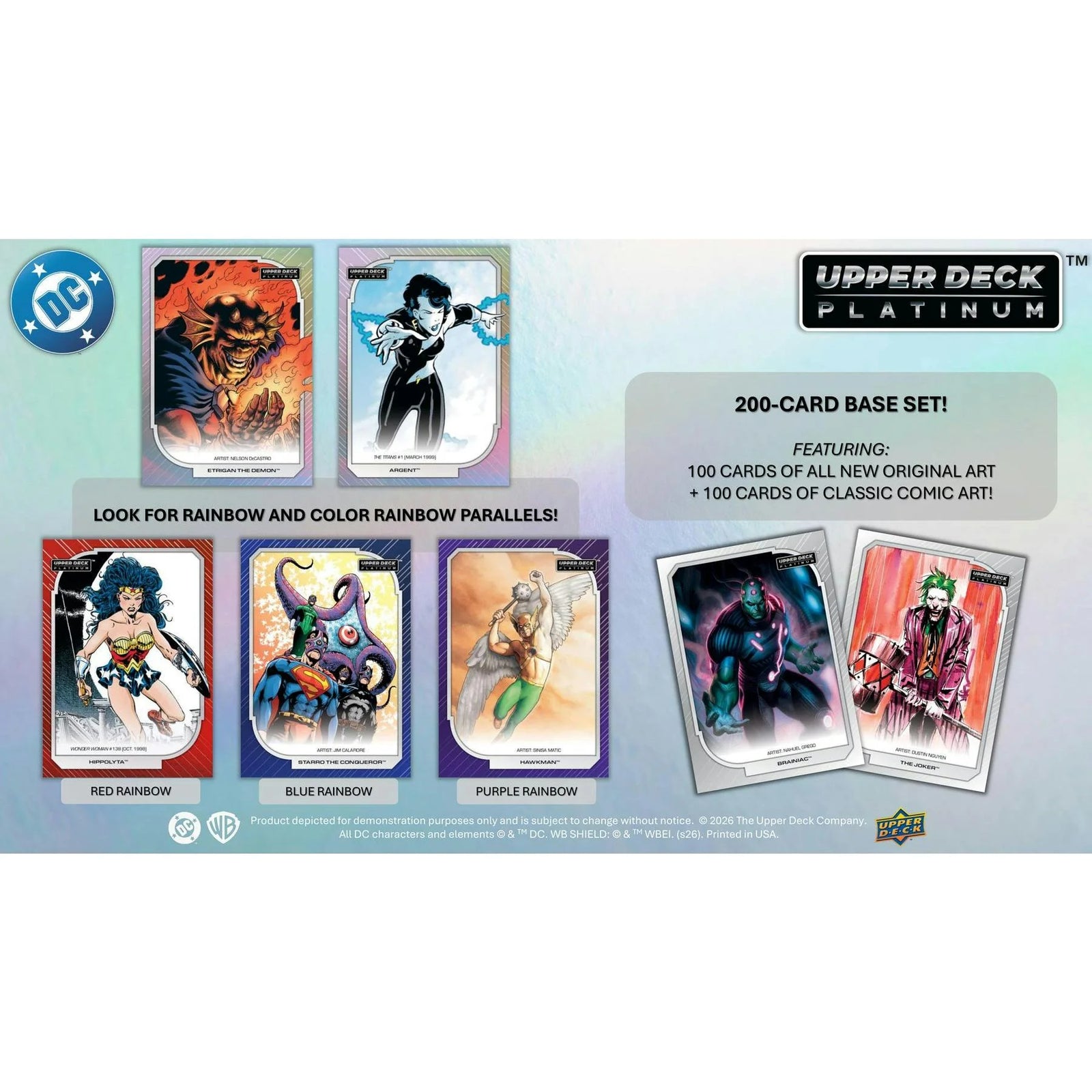 DRAFT - 2026 Upper Deck DC Platinum Hobby Box | Presell | dacardworld:BVDV0PWJSZ