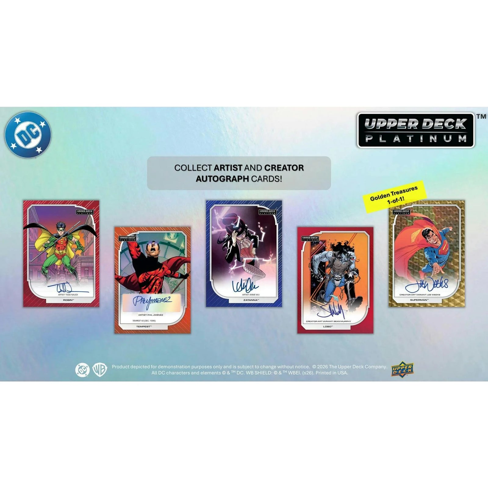 DRAFT - 2026 Upper Deck DC Platinum Hobby Box | Presell | dacardworld:BVDV0PWJSZ