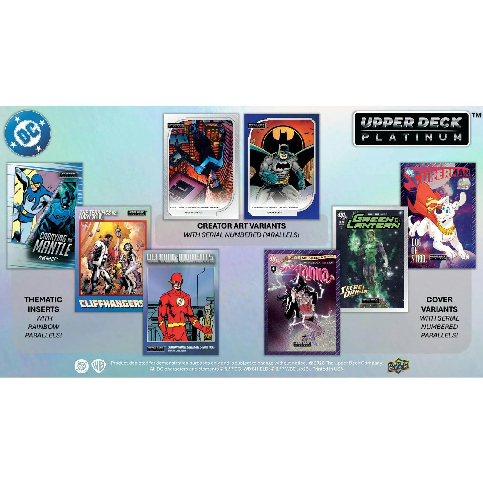 DRAFT - 2026 Upper Deck DC Platinum Hobby 16-Box Case | Presell