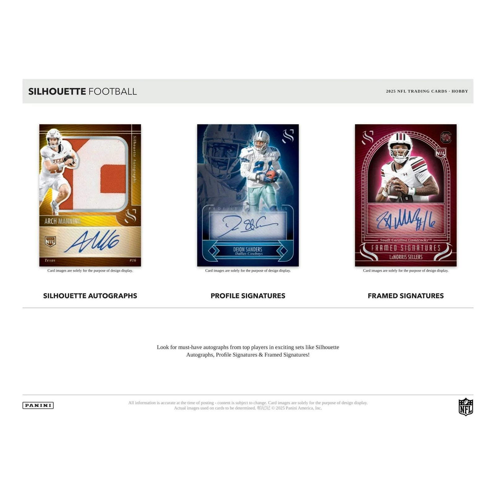 DRAFT - 2025 Panini Silhouette Football Hobby Box