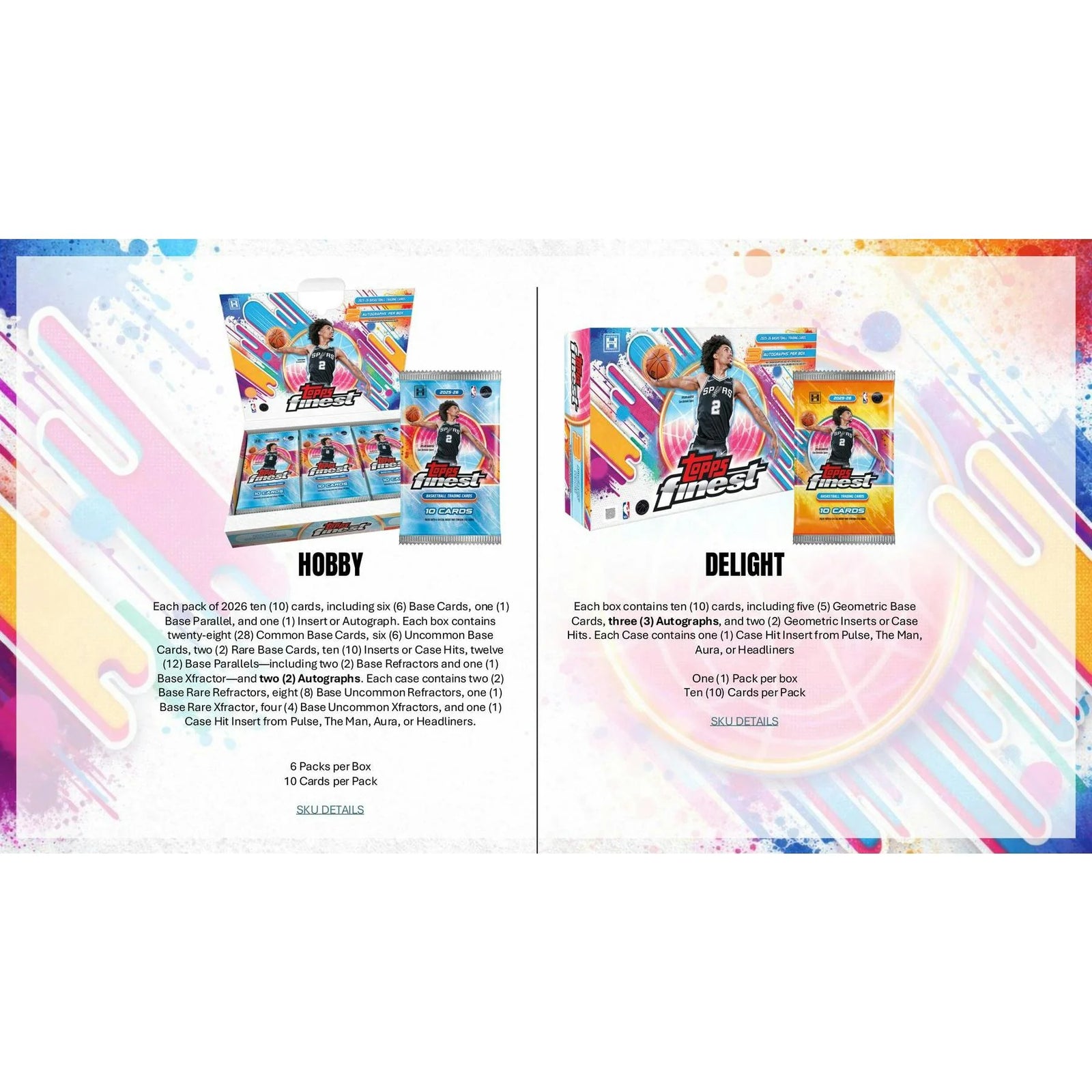 DRAFT - 2025/26 Topps Finest Basketball Hobby Box $929.95 $824.95 Add to Cart