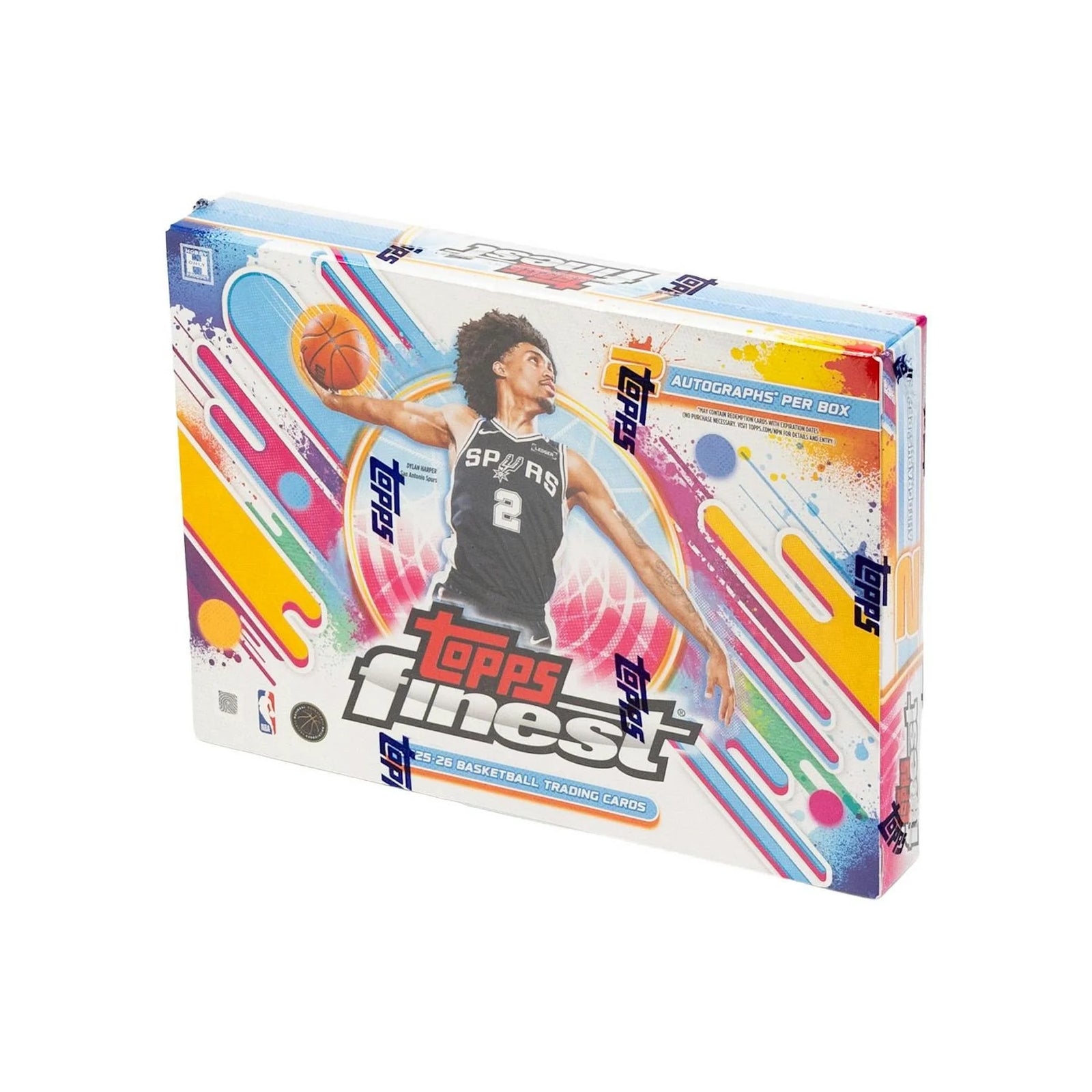 DRAFT - New 2025/26 Topps Finest Basketball Hobby 8-Box Case
