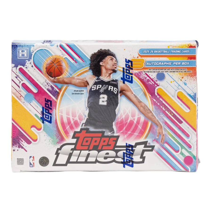 2025 26 Topps Finest Basketball Hobby Box Breakers Delight