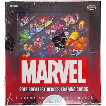 2012 Rittenhouse Marvel Greatest Heroes Trading Card Box | Sketch Card Insert (Ships Sealed Only)