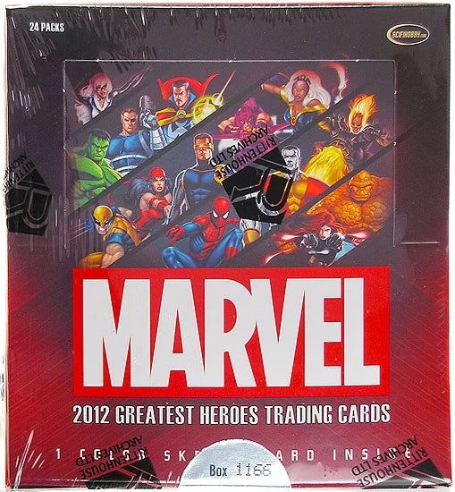 2012 Rittenhouse Marvel Greatest Heroes Trading Card Box | Sketch Card Insert (Ships Sealed Only)