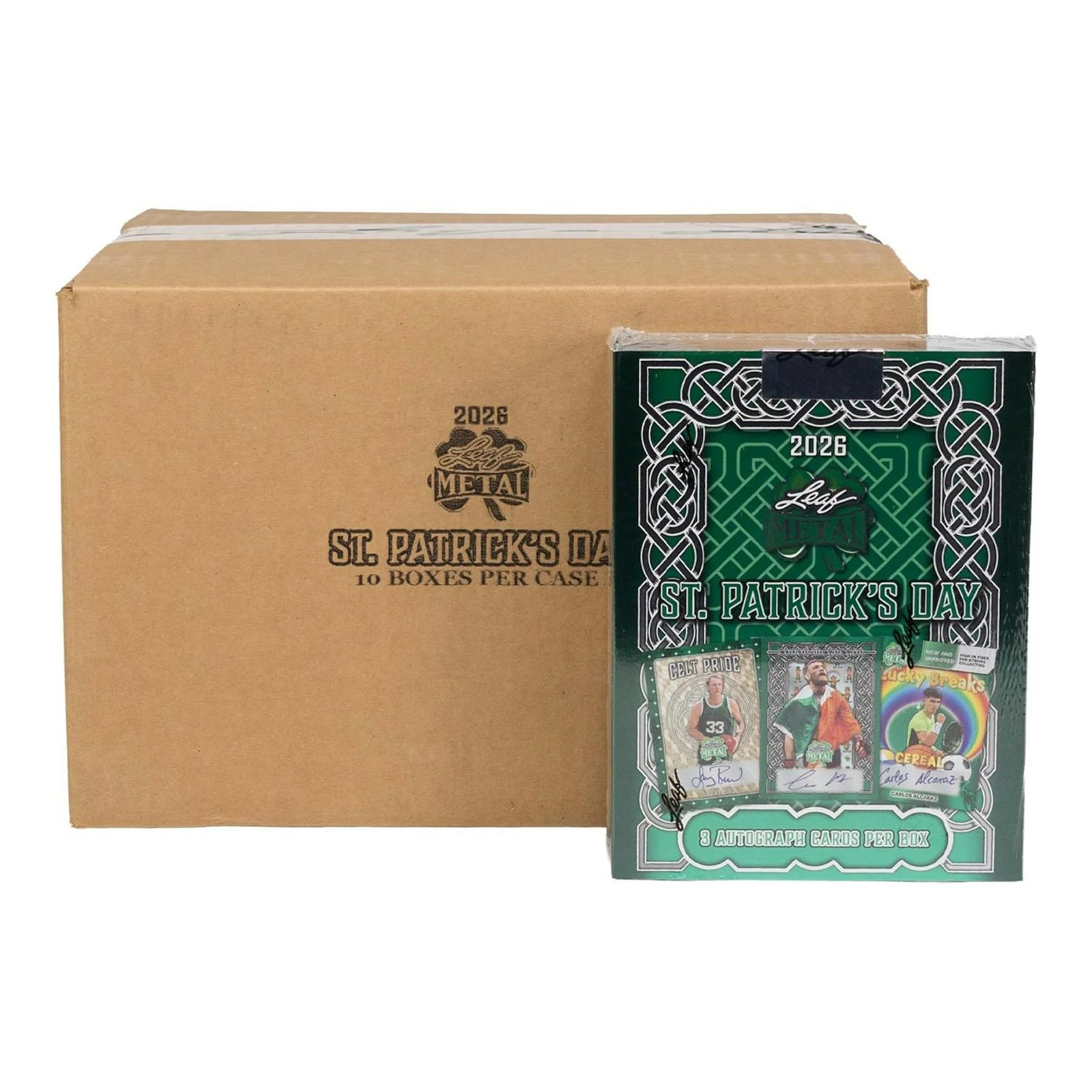 DRAFT - 2026 Leaf Metal St. Patrick's Day Hobby 10-Box Case | SKU BVE00QFCLV