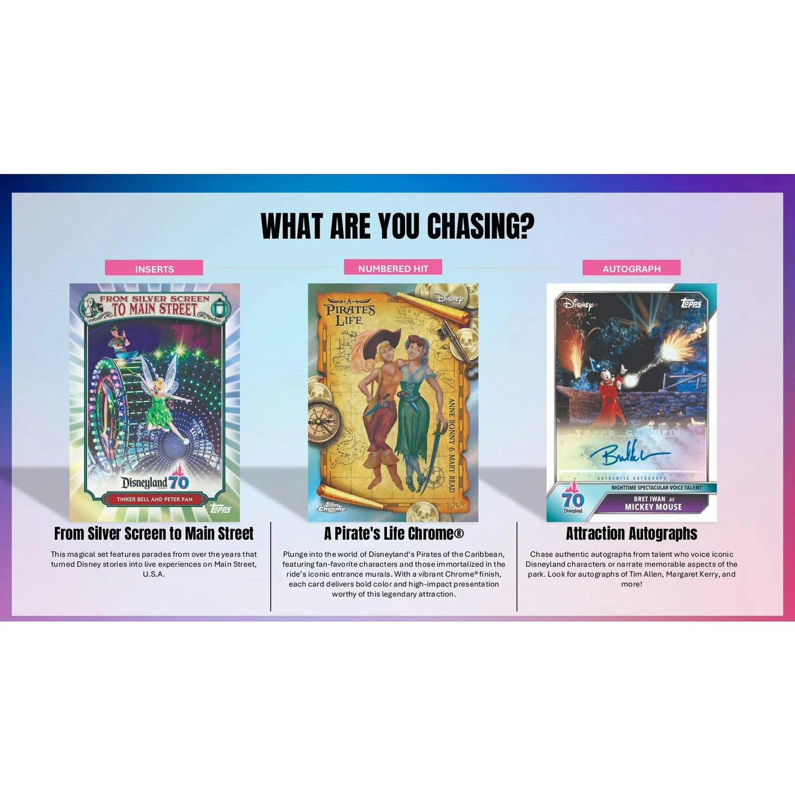 DRAFT - 2025 Topps Disneyland 70th Anniversary Hobby 12-Box Case