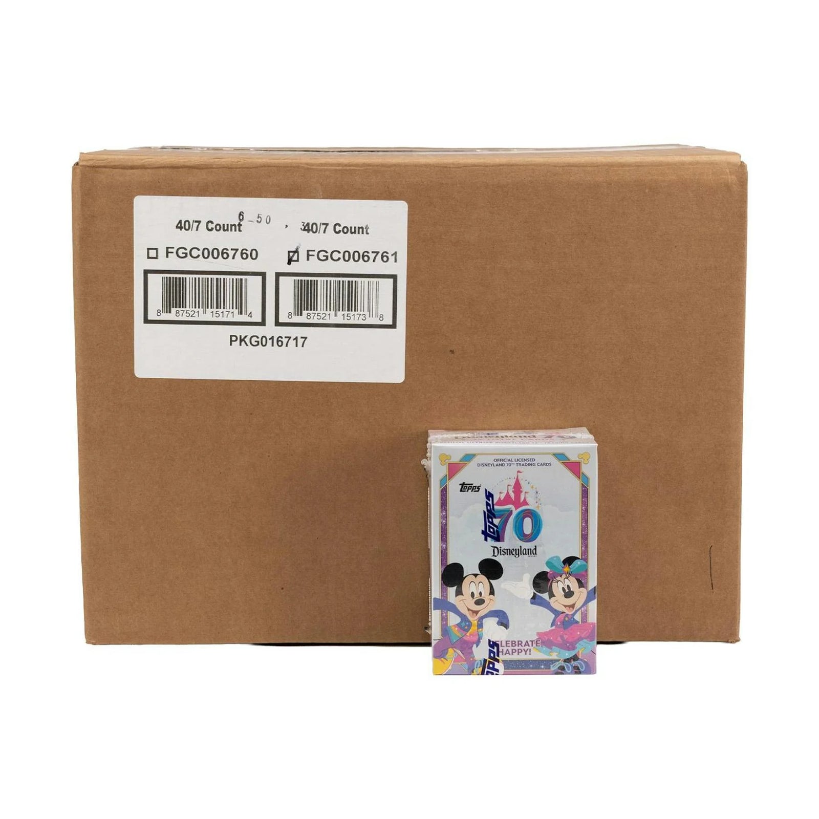 DRAFT - 2025 Topps Disneyland 70th Anniversary Blaster 40-Box Case