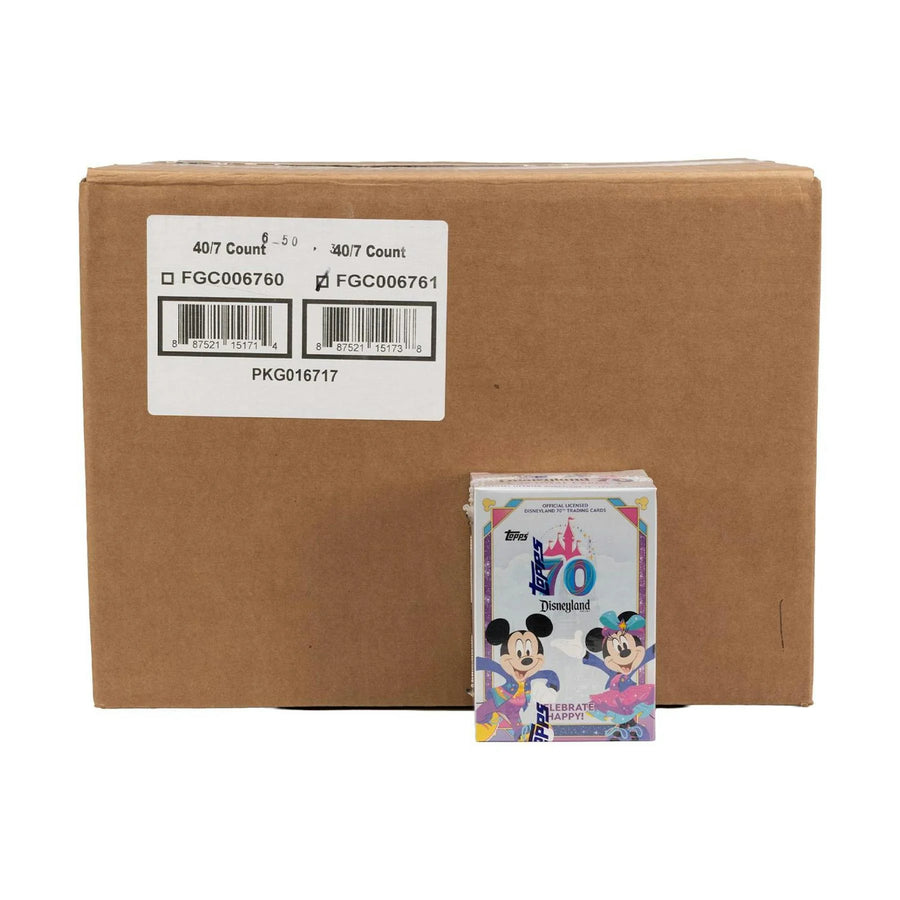 DRAFT - 2025 Topps Disneyland 70th Anniversary Blaster 40-Box Case