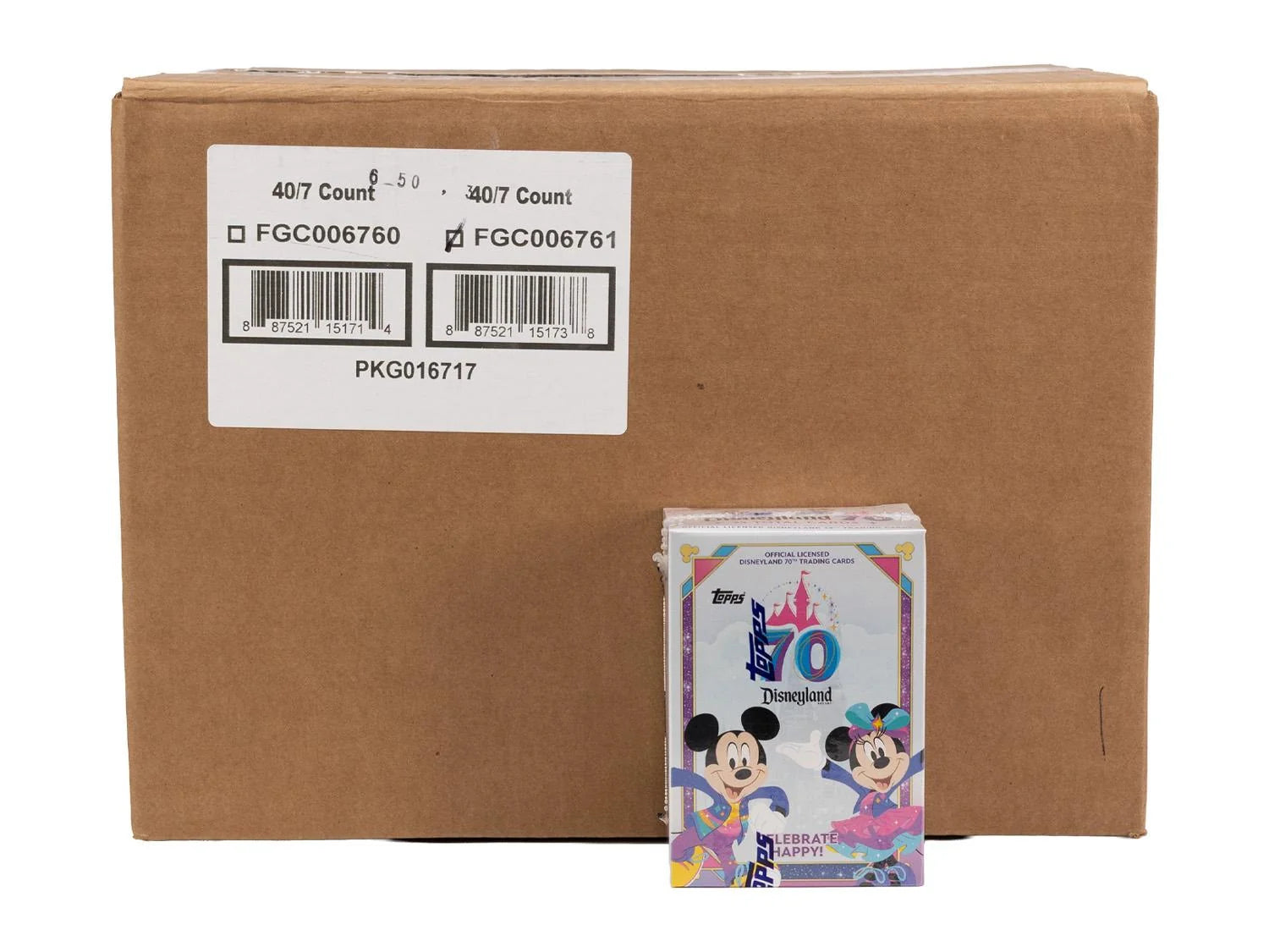 DRAFT - 2025 Topps Disneyland 70th Anniversary Blaster 40-Box Case