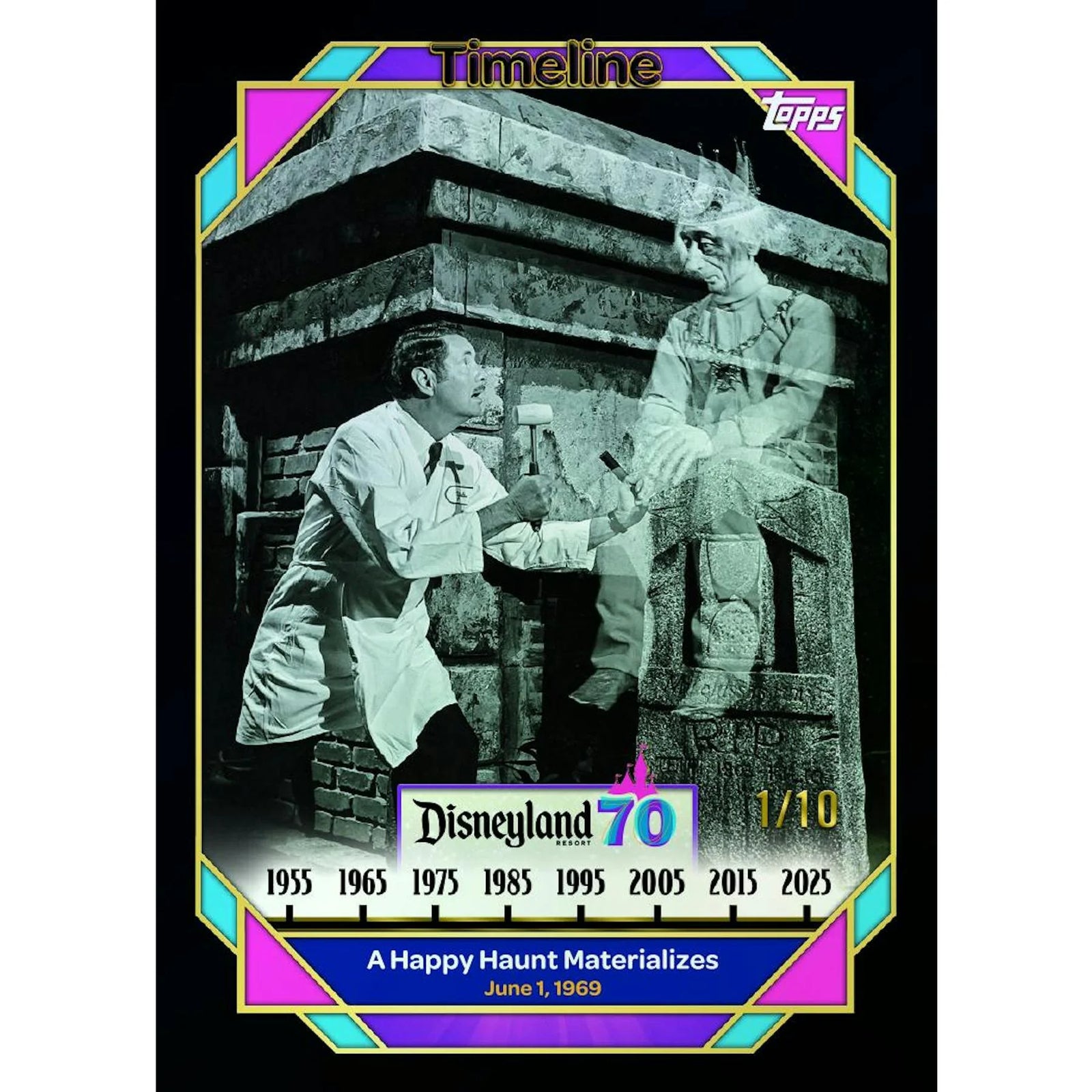 DRAFT - 2025 Topps Disneyland 70th Anniversary Blaster 40-Box Case