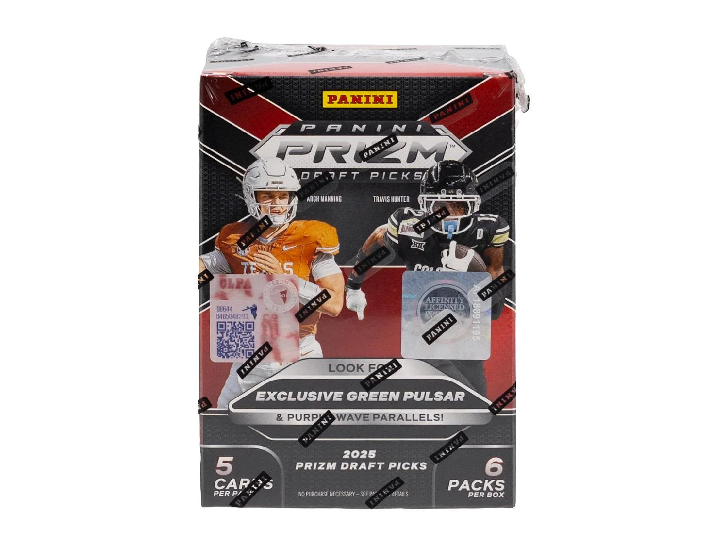 DRAFT - 2025 Panini Prizm Draft Picks Football Blaster Box | Green Pulsar Parallels