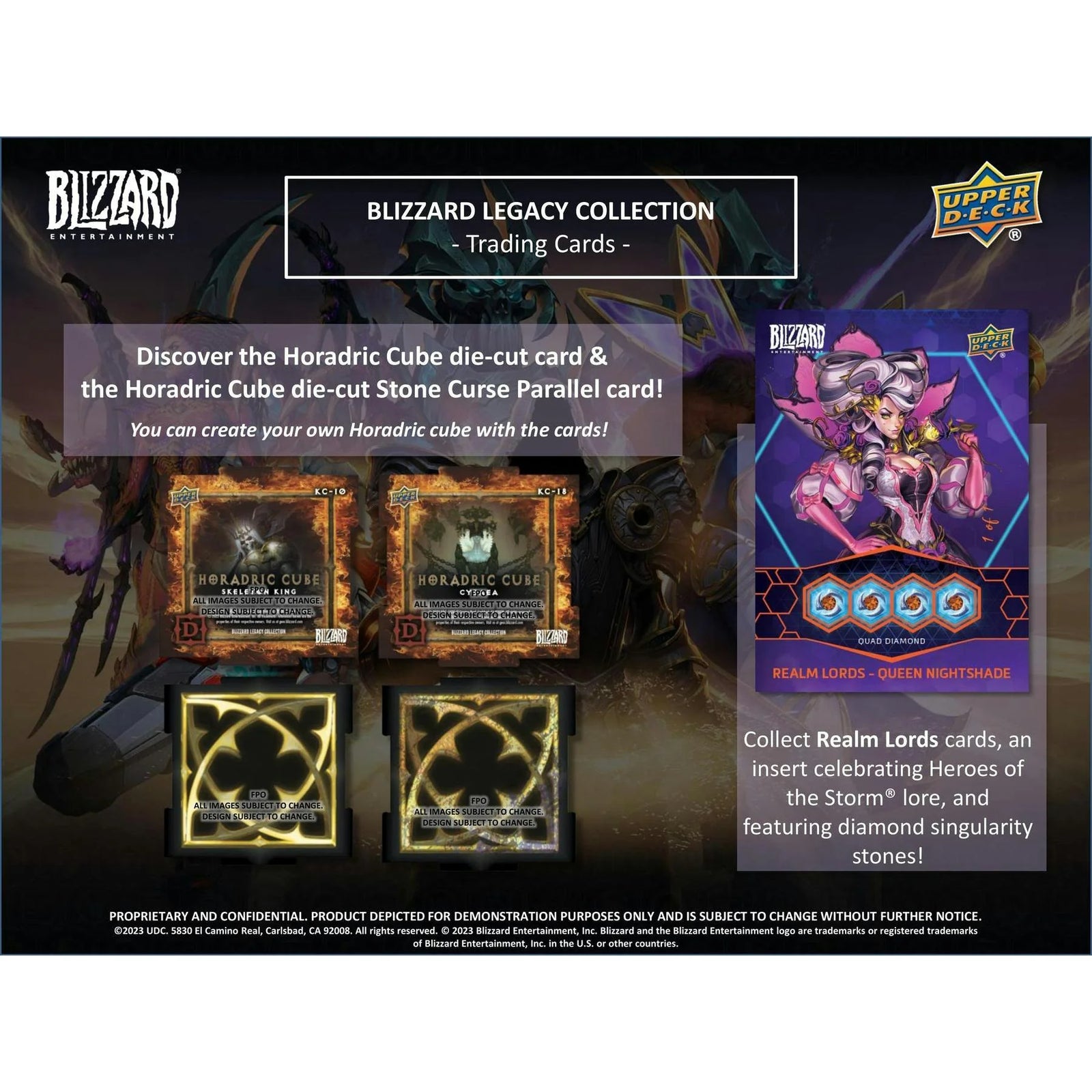 DRAFT - 2023 Upper Deck Blizzard Entertainment Legacy Collection Blaster | dacardworld:BVE10LOJR5