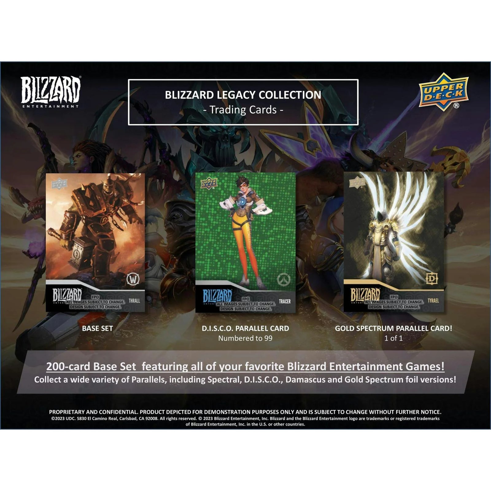 DRAFT - 2023 Upper Deck Blizzard Entertainment Legacy Collection Blaster | dacardworld:BVE10LOJR5