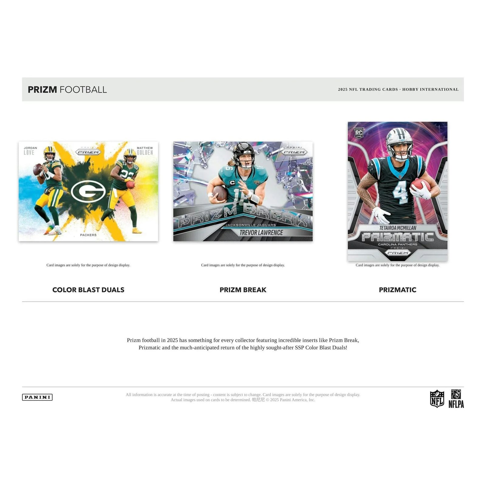 DRAFT - New 2025 Panini Prizm Football International Hobby Box