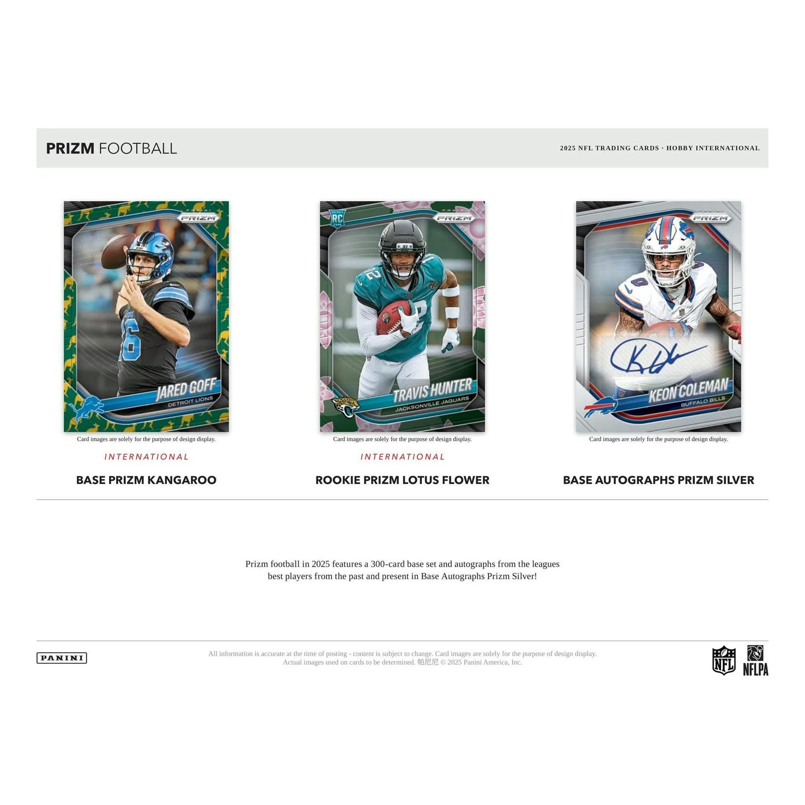 DRAFT - New 2025 Panini Prizm Football International Hobby 12-Box Case