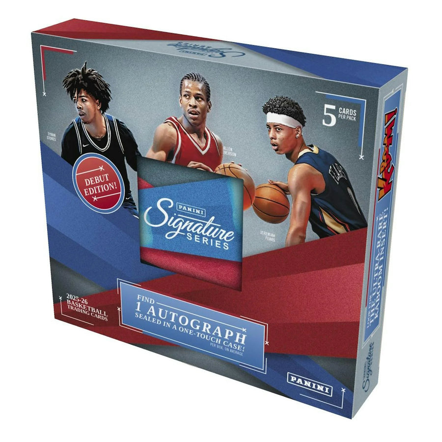 DRAFT - Presell 2025/26 Panini Signature Series Basketball Hobby Box (Presell) Releases May. 27th, 2026