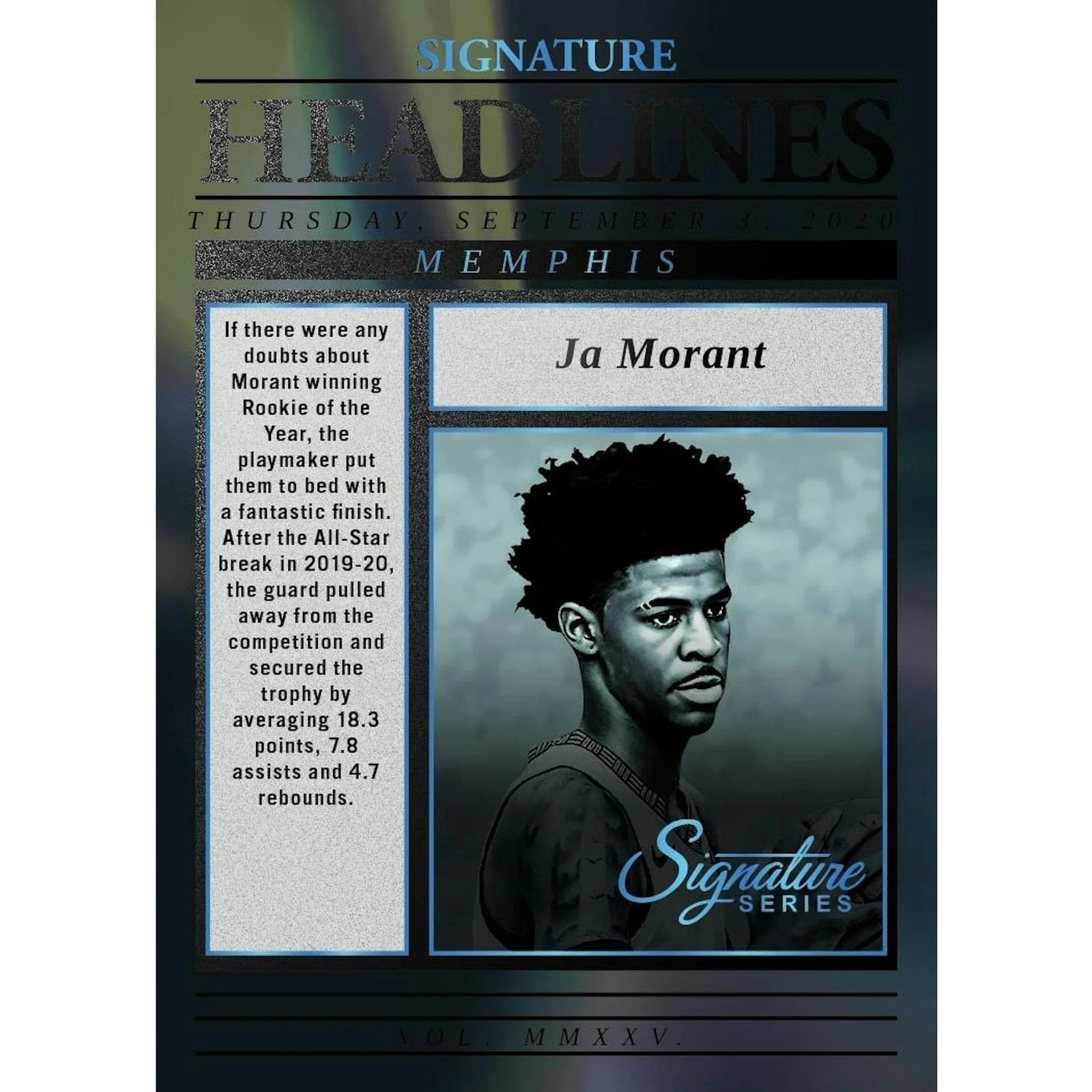 DRAFT - Presell 2025/26 Panini Signature Series Basketball Hobby Box (Presell) Releases May. 27th, 2026