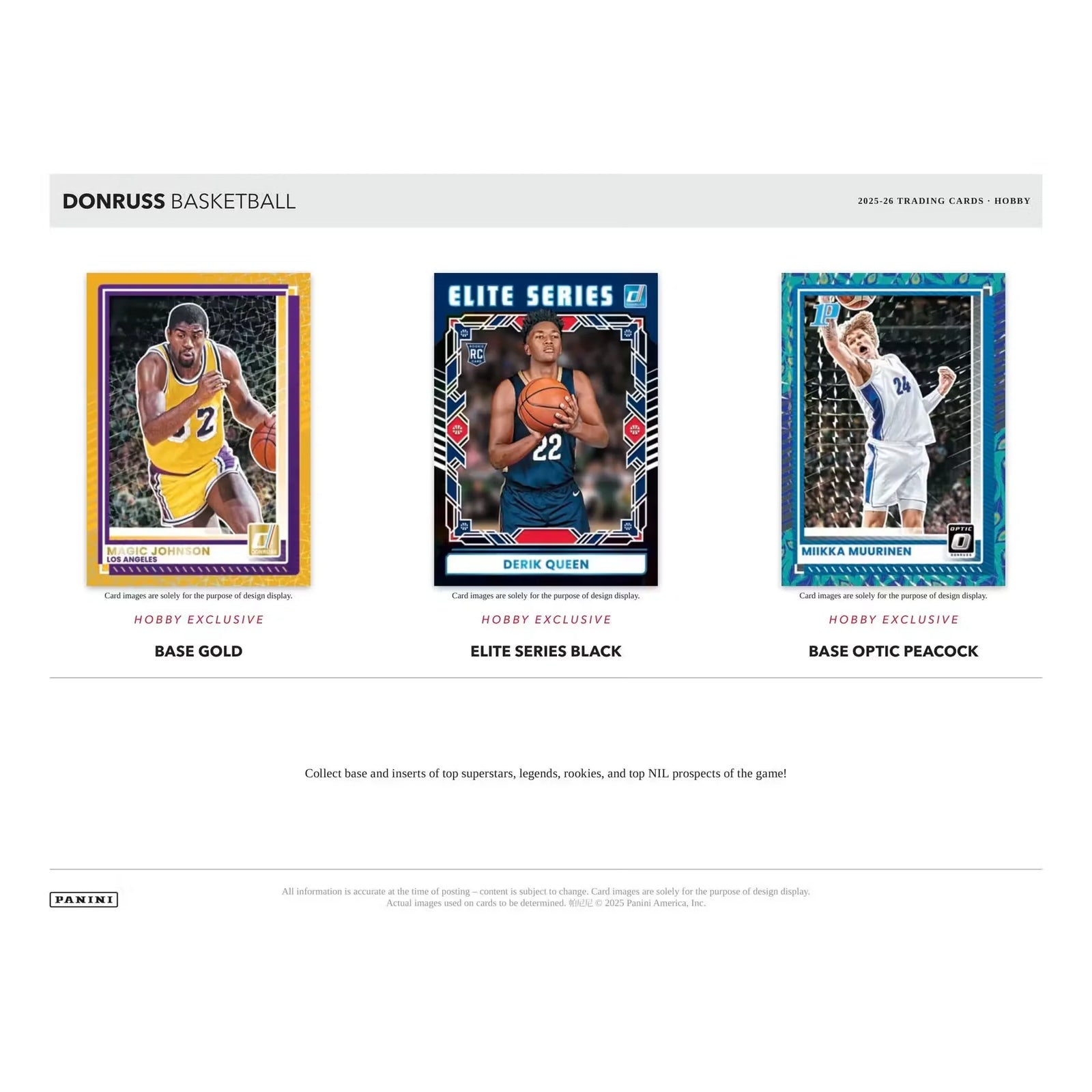 2025 26 Panini Donruss Basketball Hobby Box Presell