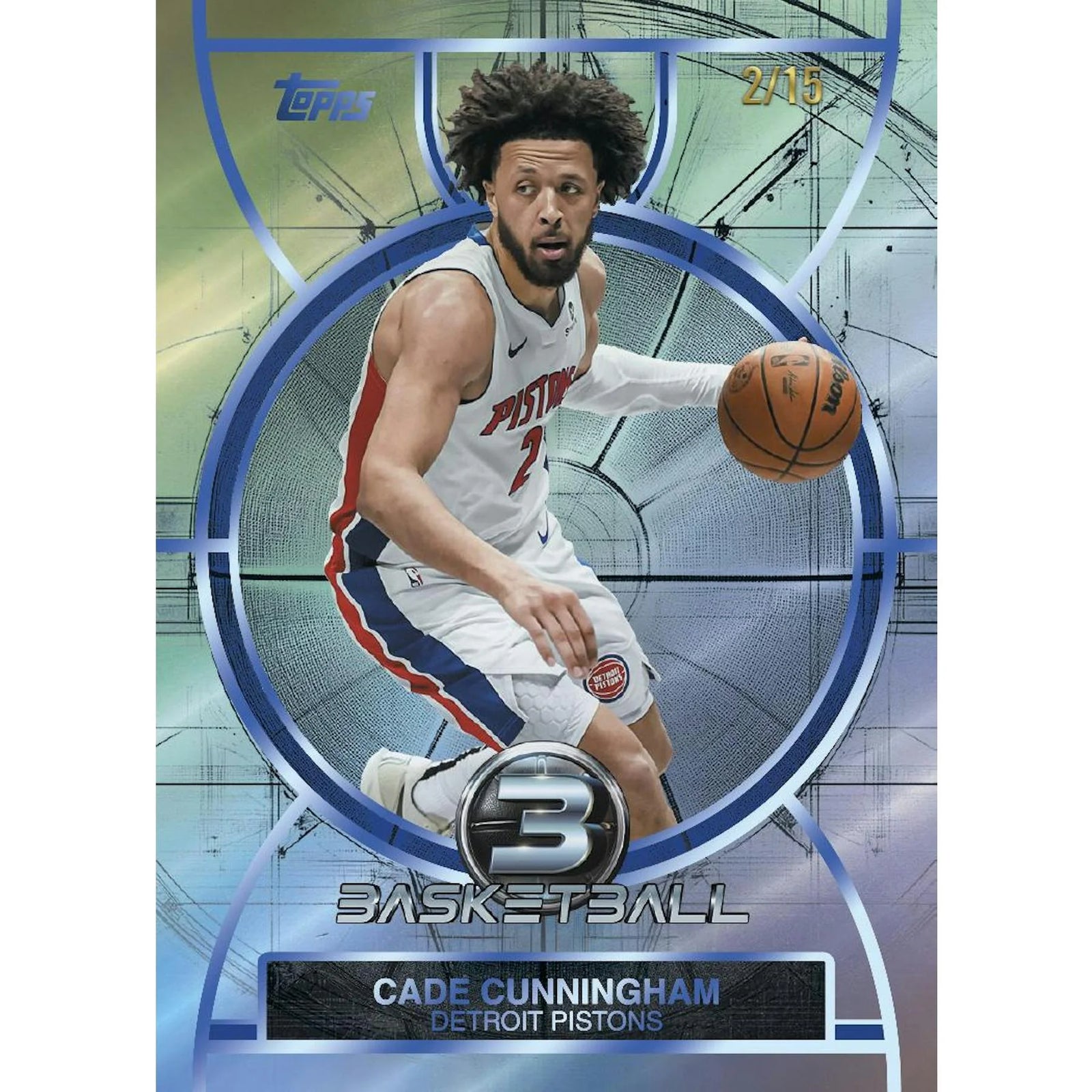 DRAFT - 2025-26 Topps Three Basketball Hobby 4-Box Case | SKU BVE30JNC2X