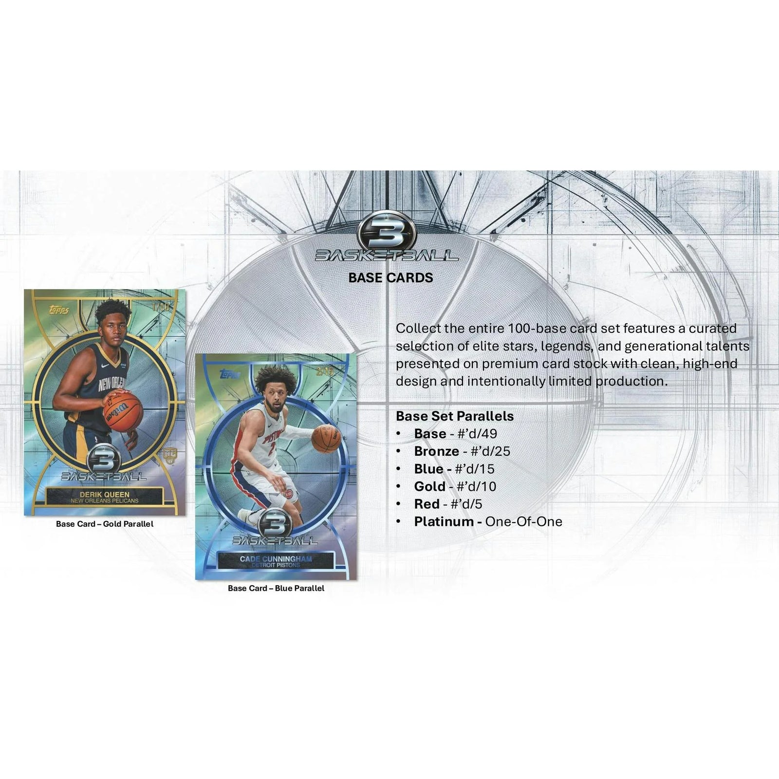 DRAFT - 2025-26 Topps Three Basketball Hobby 4-Box Case | SKU BVE30JNC2X