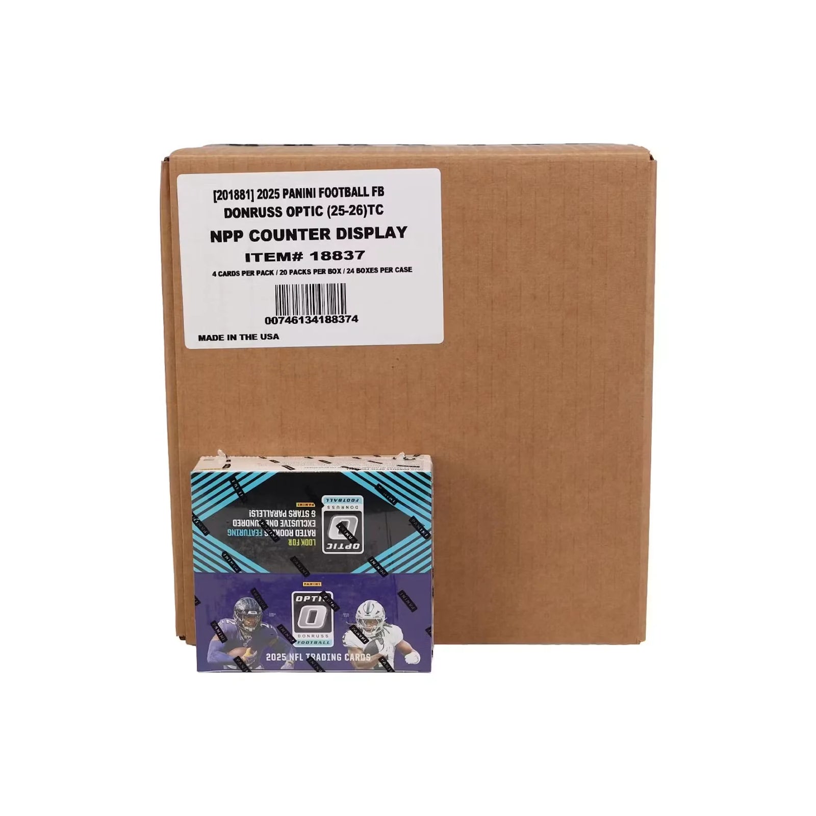 DRAFT - 2025 Panini Donruss Optic Football 24-Box Case | 20-Pack Retail