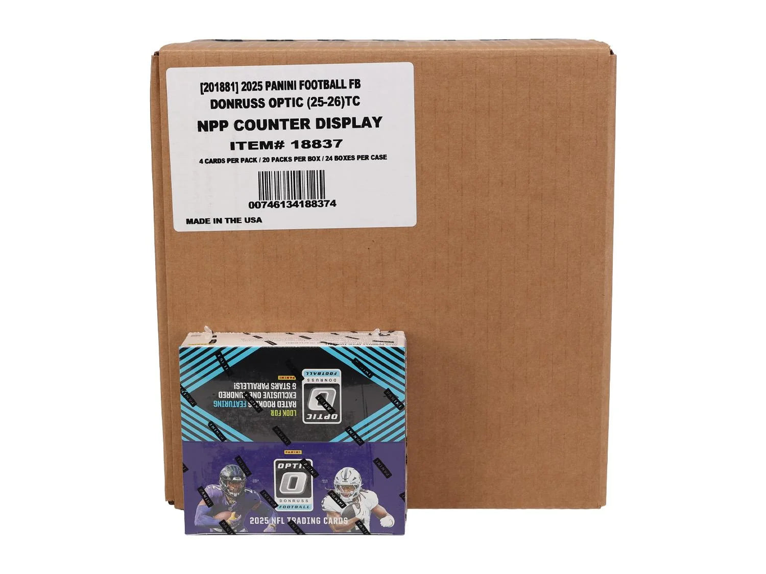 DRAFT - 2025 Panini Donruss Optic Football 24-Box Case | 20-Pack Retail