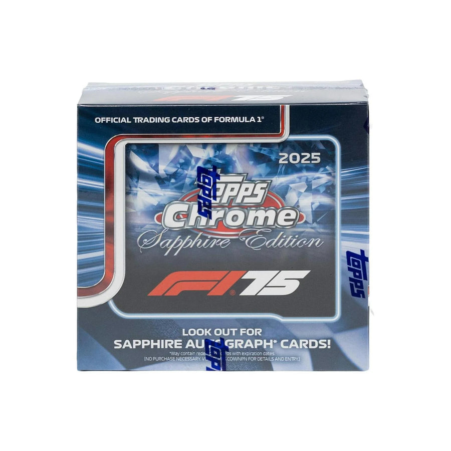 DRAFT - 2025 Topps Chrome Formula 1 Sapphire Edition Box